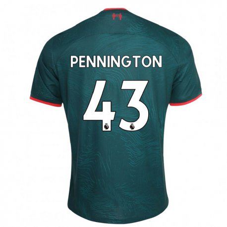 Kandiny Gyermek Cody Pennington #43 Sötétzöld Harmadik Számú Jersey 2022/23 Mez Póló Ing