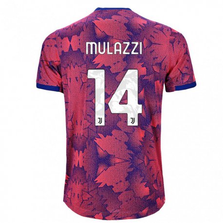 Kandiny Férfi Gabriele Mulazzi #14 Rózsa Piros Kék Harmadik Számú Jersey 2022/23 Mez Póló Ing
