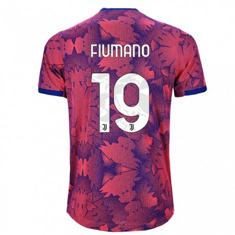 Kandiny Férfi Filippo Fiumano #19 Rózsa Piros Kék Harmadik Számú Jersey 2022/23 Mez Póló Ing