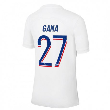 Kandiny Férfi Idrissa Gana Gueye #27 Fehér Kék Harmadik Számú Jersey 2022/23 Mez Póló Ing