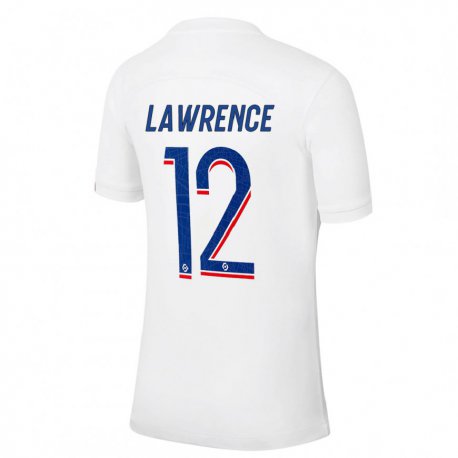 Kandiny Férfi Ashley Lawrence #12 Fehér Kék Harmadik Számú Jersey 2022/23 Mez Póló Ing