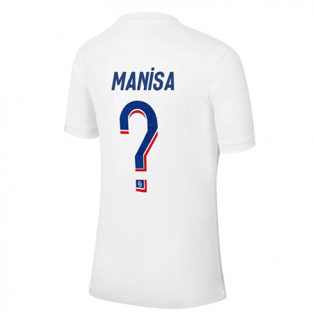 Kandiny Férfi Lenny Manisa #0 Fehér Kék Harmadik Számú Jersey 2022/23 Mez Póló Ing