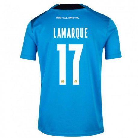Kandiny Férfi Alais Lamarque #17 Sötétkék Fehér Harmadik Számú Jersey 2022/23 Mez Póló Ing