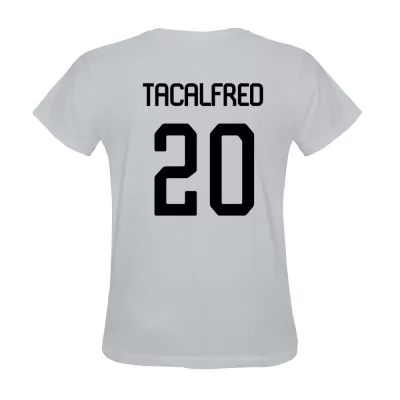 Férfi Mickael Tacalfred #20 Fehér Mez Póló Ing