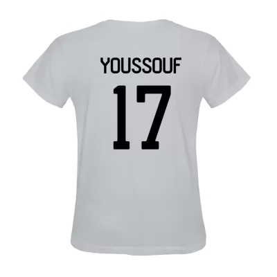 Férfi Benjaloud Youssouf #17 Fehér Mez Póló Ing