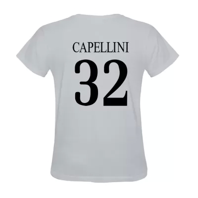 Férfi Nicola Capellini #32 Fehér Mez Póló Ing