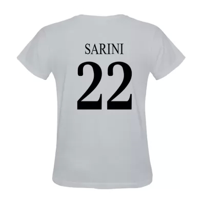 Férfi Lorenzo Sarini #22 Fehér Mez Póló Ing