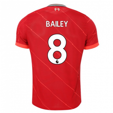 Női Labdarúgás Jade Bailey #8 Piros Hazai Jersey 2021/22 Mez Póló Ing