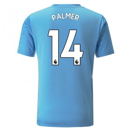 Női Labdarúgás Cole Palmer #14 Kék Hazai Jersey 2021/22 Mez Póló Ing