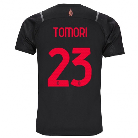 Női Labdarúgás Fikayo Tomori #23 Fekete Számú Jersey 2021/22 Mez Póló Ing
