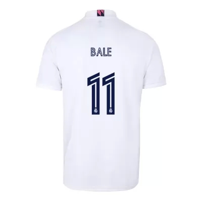 Női Labdarúgás Gareth Bale #11 Hazai Fehér Mez 2020/21 Póló Ing